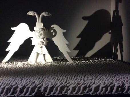 Padiglione Russia. Grisha Bruskin, Scene change