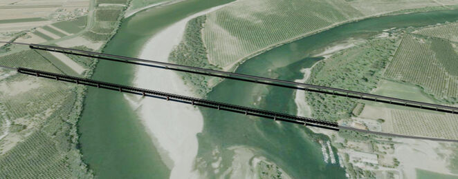 Ponte Cassone 160m (Vista Globale)