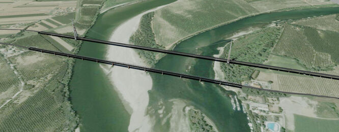 Ponte Sospeso 832m (Vista globale)