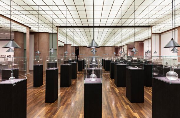 Ausstellung "Partners in Design: Alfred J. Barr Jr. und Philip Johnson. Bauhaus-Pioniere in Amerika" in der Kunsthalle Bielefeld, vom 25.03. bis (© Philip-Ottendoerfer)