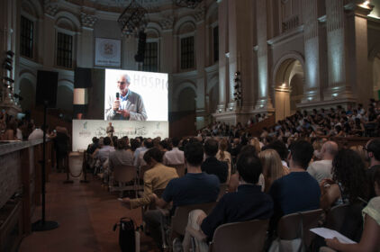 Renzo Piano presenta il progetto architettonico dell'Hospice pediatrico presso l'aula magna Santa Lucia a Bologna