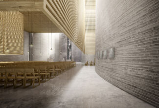 Aula (©Romano Pretolani e cavejastudio)