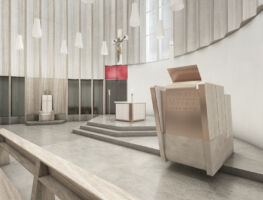 Interno-Vista ambone (©Andrea Cavicchioli)