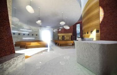 Interno aula liturgica (©Emilio Vitale e Adriana Pidalà)