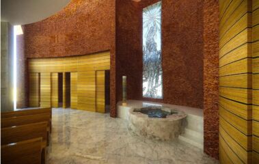 Interno/fonte battesimale
(©Emilio Vitale e Adriana Pidalà)