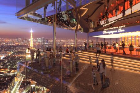 La terrasse panoramique au 58e étage. Crédit Nouvelle AO, Ida+