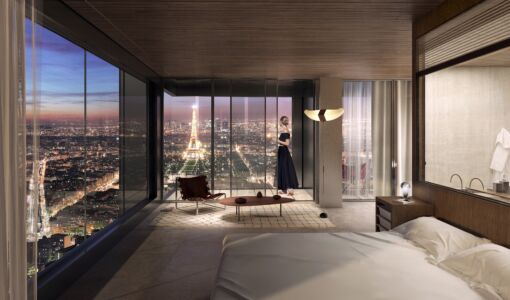 Vue d'une chambre de l'hôtel, crédit Nouvelle AOM