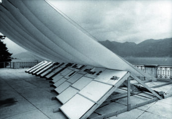 Roberto Sambonet (in collaborazione), Allestimento della mostra "Bernardino Luini", Luino 1975; archvio RS-CASVA