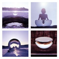 Roberto Sambonet, Préhistoire, 4 vasi in cristallo, produzione Baccarat, 1975-77; archvio RS-CASVA