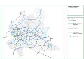 PRMT itinerari regionali, scenario