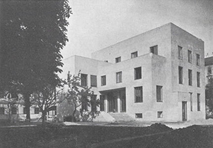 La casa vista da sud nel 1928