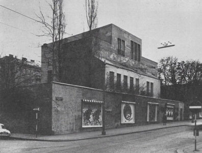 La casa vista dalla Kundmangasse nel 1971