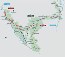 Mappa Navigli lombardi