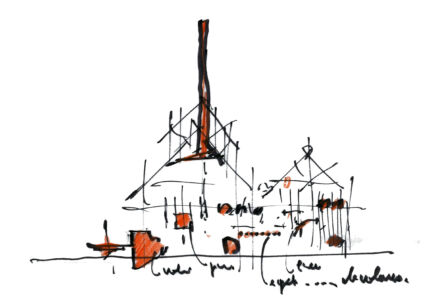 Schizzo della sezione
©RPBW