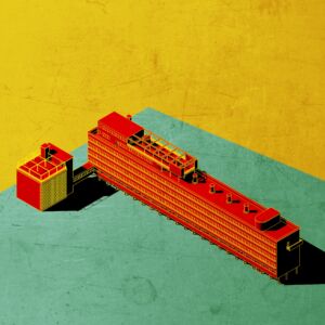 Moisej Ginzburg e Ignatij Milinis, Dom Narkonfim, 1928-32