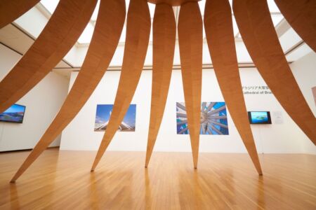 Allestimento della mostra "The man who built Brasilia" (Tokyo, 2016)