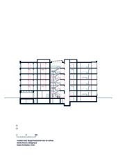 La sezione dell’Haus A (credits by, Duplex Architekten)