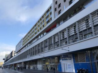 Vista attuale della facciata nord