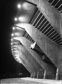 Carlo Cocchia, Stadio San Paolo (foto durante la costruzione)