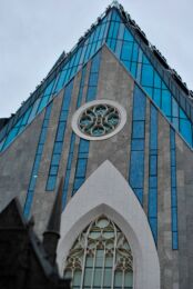 Lipsia, particolare facciata Paulinerkirche ©Daniela Völkel