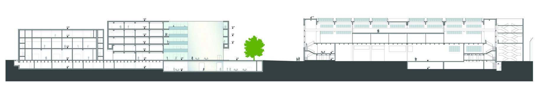 NOI Techpark, sezioni