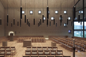 Olpe, interno chiesa, Foto Christian Richters, Berlin, ©Schilling Architekten