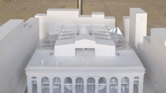 Is-Suq tal-Belt, modello del progetto di riqualificazione. Archea Associati