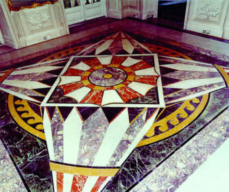 Palazzo Rosso dopo la rimozione della moquette