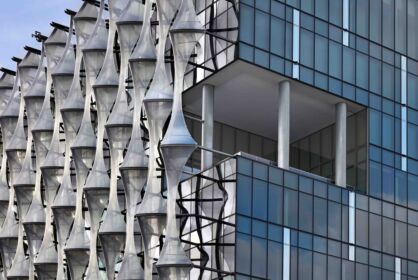 Dettaglio della facciata (©Richard Bryant/arcaidimages.com)