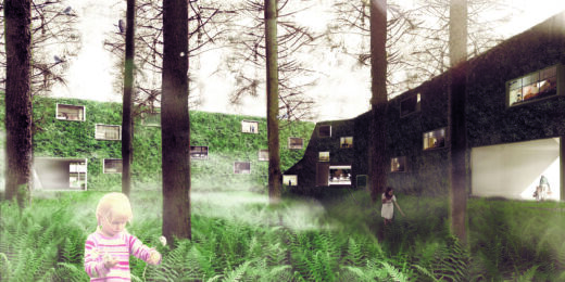 Un esempio di cortile verde (© Tredje Natur)