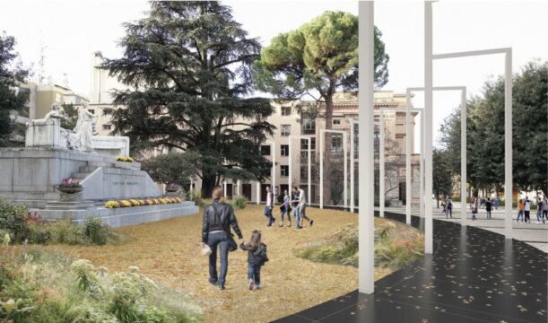 3° classificato, piazza Cavour (© LABICS, capogruppo)