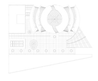 Colonia, pianta primo piano livello piazza posteriore ©Grafik DITIB