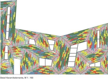 Magonza, disegno dettaglio elementi ceramici