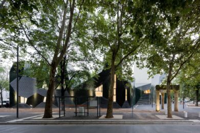 Magonza, la piazza della nuova sinagoga