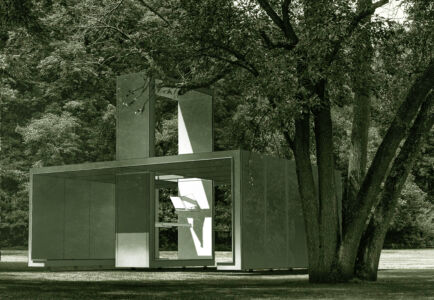 Francesco Cellini (Roma 1944), cappella, prospettiva laterale