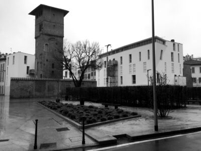 Spazi pubblici ed edifici residenziali in via Brisa