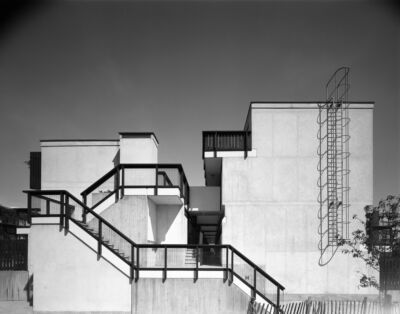 Dunboyne Estate, Fleet Road, Camden, London: south elevation of east block (©RIBA Collections)