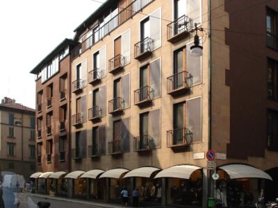 Edificio per abitazioni, Santa Maria della Porta, Milano, 1961 Caccia Dominioni Copy Yvonne Farrell