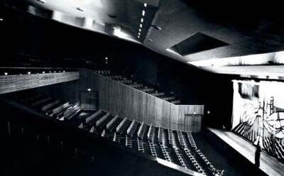 Premabhai Hall 1976. Ahmedabad, India.
(Photo courtesy of VSF)
Auditorium interior.
