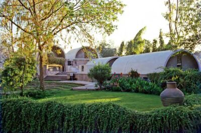 Sangath Architect's Studio 1980. Ahmedabad, India.
(Photo courtesy of VSF)
Exterior view of studio.