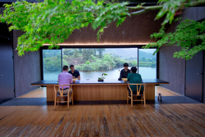 Teahouse, Damushan Tea Valley, 2015