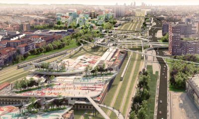 Progetto di Tagliabue EMBT per gli scali ferroviari dismessi