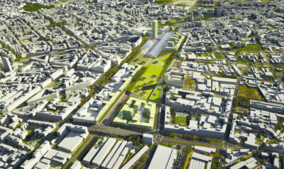 Progetto di Zucchi per gli scali ferroviari dismessi (Porta Romana)