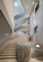 Particolare della scala nell’Headquarter (©Andrea Martiradonna)