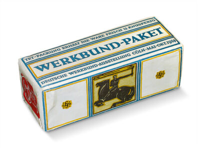 Peter Behrens, mostra di Colonia, Bahlsen Werkbund-Paket, Hannover, 1914 © Bahlsen GmbH & Co. KG