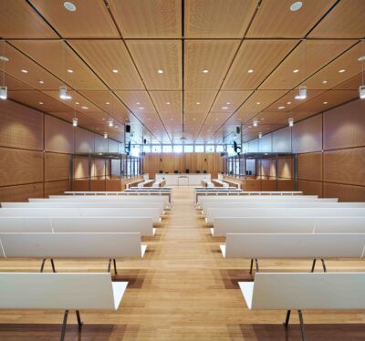 Grande Salle d'Audience Civile, Chantier © Michel Denancé