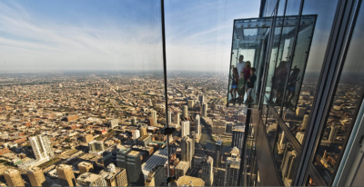 (Skydeck Chicago at Willis Tower http://theskydeck.com)