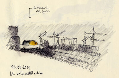 Mercato del pesce (disegno di Davide Vargas)