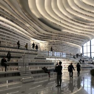 MVRDV, Tianjin Binhai Library, 2017 (©Lidia Preti)