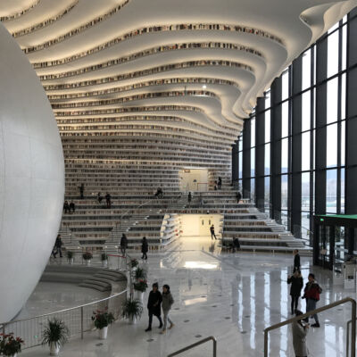 Tianjin Binhai Library (©Lidia Preti)